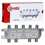 CORAB distribuidor de 8 vías 5-2400 MHz con paso DC