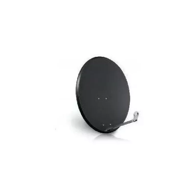 Antena parabólica CORAB 80 cm gris oscuro (ASC-800M-C) - parabólica offset para satélite