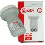 Convertidor LNB Twin CORAB C120TWN – 2 salidas, feedhorn de 40 mm, bajo ruido 0,1 dB, resistente a la intemperie tipo F