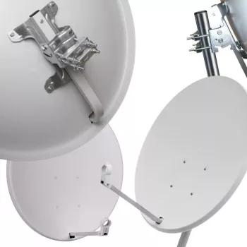 CORAB antena parabólica 90 cm estándar blanca (COR-900SAE-J) - satélite