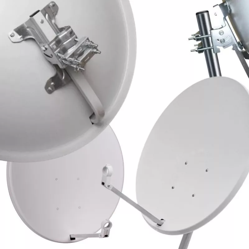 CORAB antena parabólica 90 cm estándar blanca (COR-900SAE-J) - satélite