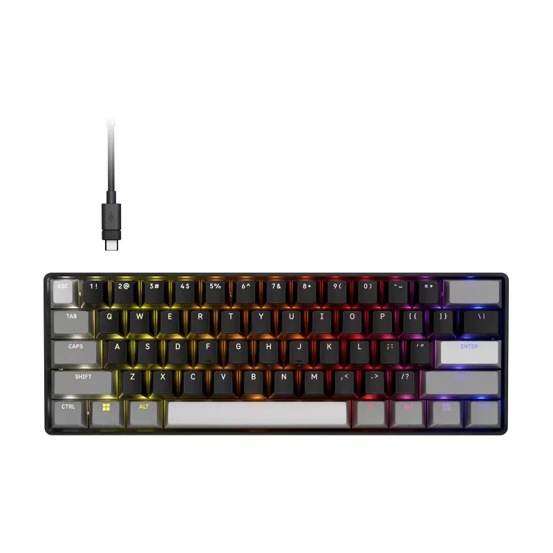 CORSAIR CLIPPER PRO MINI 60 teclado gaming de efecto Hall negro