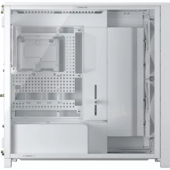 Corsair FRAME 5000D WOOD RS carcasa de PC mid-tower, blanco/nogal, cristal templado, ATX, E-ATX, Micro-ATX, Mini-ITX, acero/plástico, gaming