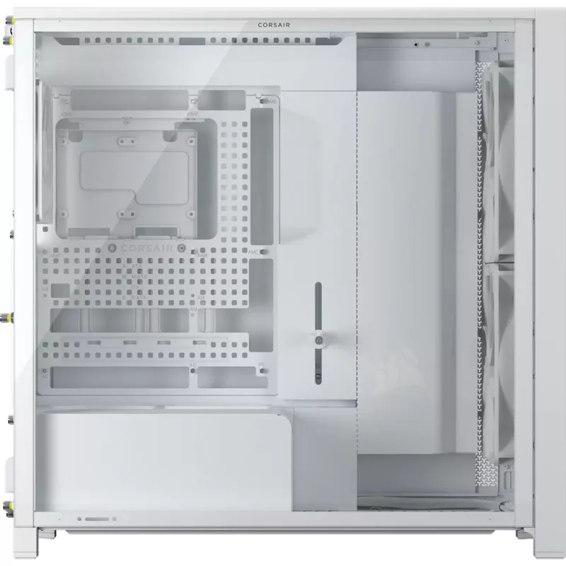Corsair FRAME 5000D WOOD RS carcasa de PC mid-tower, blanco/nogal, cristal templado, ATX, E-ATX, Micro-ATX, Mini-ITX, acero/plástico, gaming