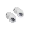 Corsair Hydro X Series adaptador giratorio de 45° - racor para refrigeración líquida - blanco (pack de 2)