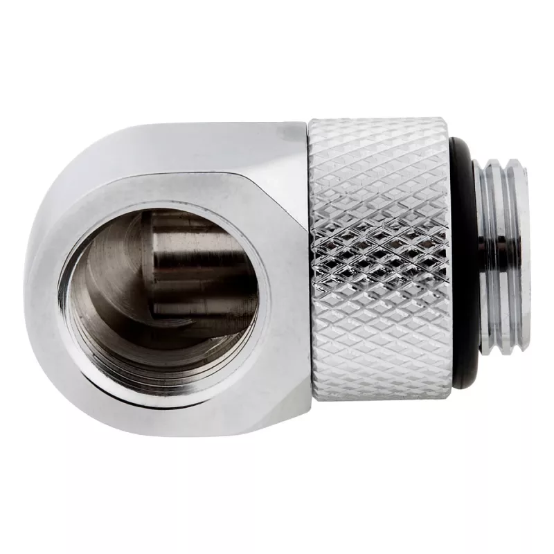 Corsair Hydro X Series Adaptador giratorio de 90° G1/4 Cromo (pack de 2) – CX-9055008-WW