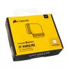 Corsair Hydro X Series XF Hardline 90° 14mm OD - Adaptador angular para refrigeración líquida - blanco (pack de 2)