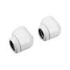 Corsair Hydro X Series XF Hardline 90° 14mm OD - Adaptador angular para refrigeración líquida - blanco (pack de 2)