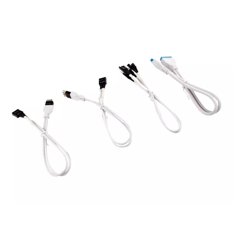 Kit de extensión para panel frontal con funda premium Corsair - 30cm (negro)