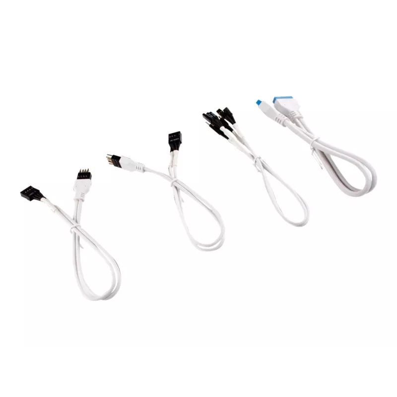 Kit de extensión para panel frontal con funda premium Corsair - 30cm (negro)