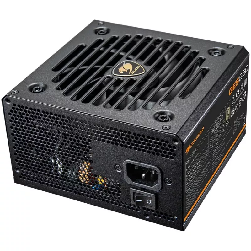 Cougar GES 850 fuente de alimentación ATX 850W 80 Plus Gold con cables fijos