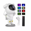 Proyector CP 3D Astronaut con cabeza giratoria 360 grados Star Sky & Nebula con mando a distancia blanco
