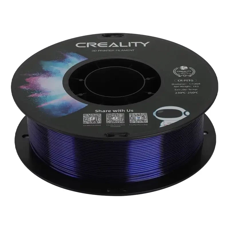CR-PETG filamento Creality (azul transparente)