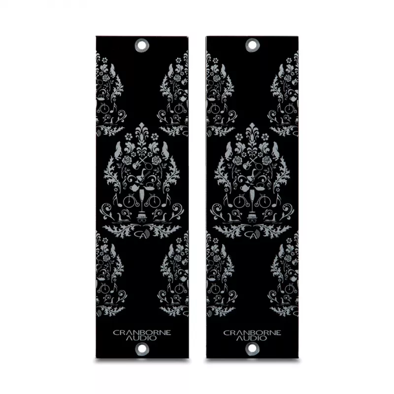 Cranborne Audio Accesorio Vintage (par) - orejas de rack de 19 pulgadas para 500R8 y 500ADAT, negro, acero