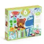 Creative Mouse and Friends Collage Kit de Djeco