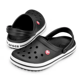 Crocs Crocband zuecos unisex negro, blanco