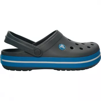 Crocs Crocband Zuecos Unisex Gris, Azul, Blanco