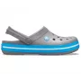 Crocs Crocband Zuecos Unisex Gris, Azul, Blanco