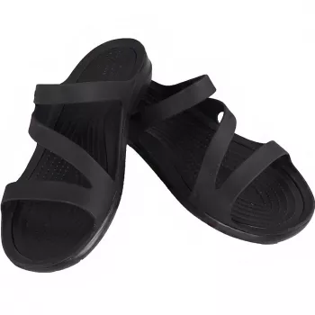 Crocs Swiftwater Sandal W mujer chanclas negro 203998-060 EU 36-37
