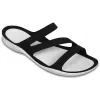 Crocs Swiftwater sandalia mujer negro blanco 36-37