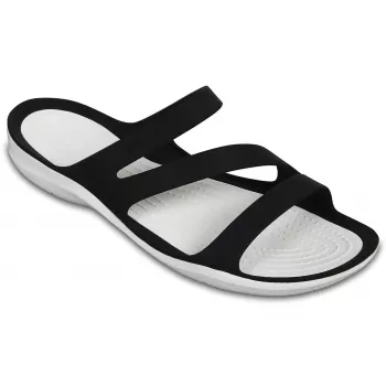 Crocs Swiftwater sandalia mujer negro blanco 36-37
