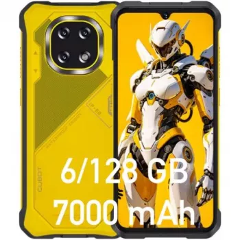 CUBOT KingKong ES5 Smartphone 6+128GB 4G, amarillo