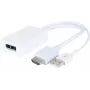 CUC Exertis Connect 127389 convertidor activo de señal de vídeo DisplayPort a HDMI 4K UHD 60Hz negro