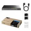 Cudy GS1018PS2 Switch Gigabit PoE+ de 16 puertos con 2 puertos uplink y 2 ranuras SFP 200W