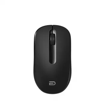 CUDY MS9922_Black ratón óptico inalámbrico 2.4G, 800/1200/1600 DPI, negro