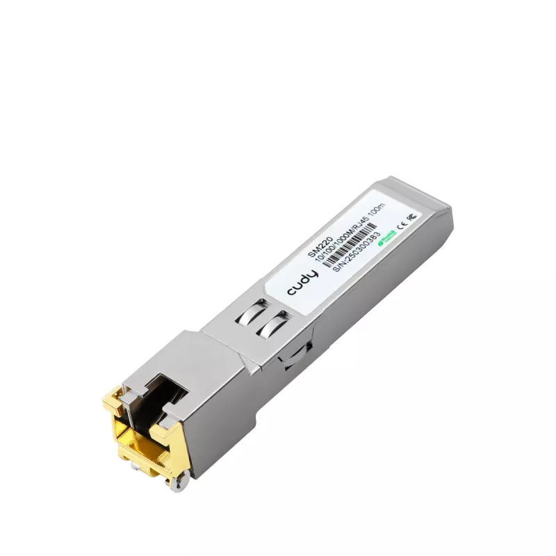 Módulo Ethernet RJ45 Cudy SM220 SFP-T 10/100/1000Mbps