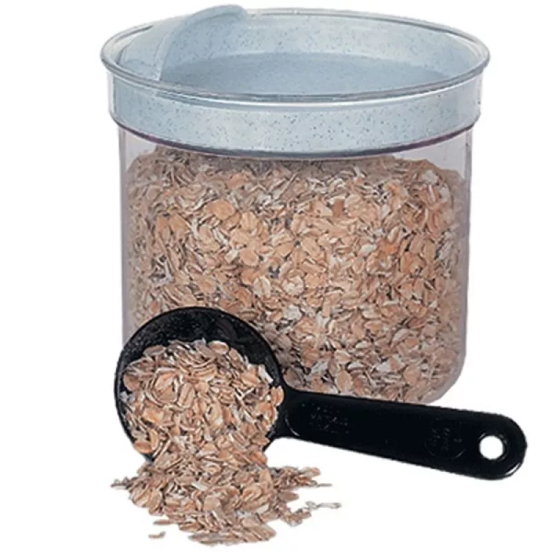 CURVER Recipiente redondo para almacenamiento con cuchara 1L Blanco