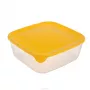 CURVER Fresh & Go Fiambrera cuadrada 0,8L Amarillo