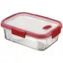 CURVER Smart Cook cuenco rectangular de vidrio para alimentos, 0,9 L