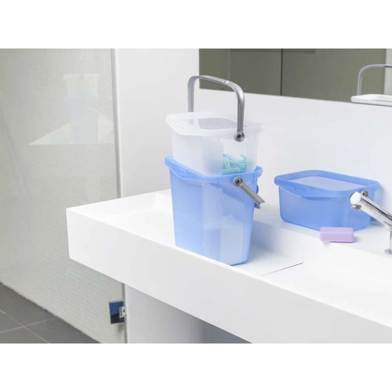 Curver Multiboxx Caja de almacenamiento transparente 6L con tapa y asa