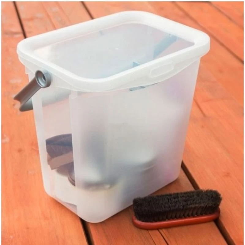 Curver Multiboxx Caja de almacenamiento transparente 6L con tapa y asa