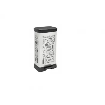 CURVER Cubo de basura con pedal 50L / IML Kitchen Silver