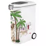 Comedero almacén de pienso CURVER PetLife 20 kg 54 L antracita/verde