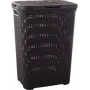 Cesta de ropa Curver Style 144873 60 L rectangular ratán marrón