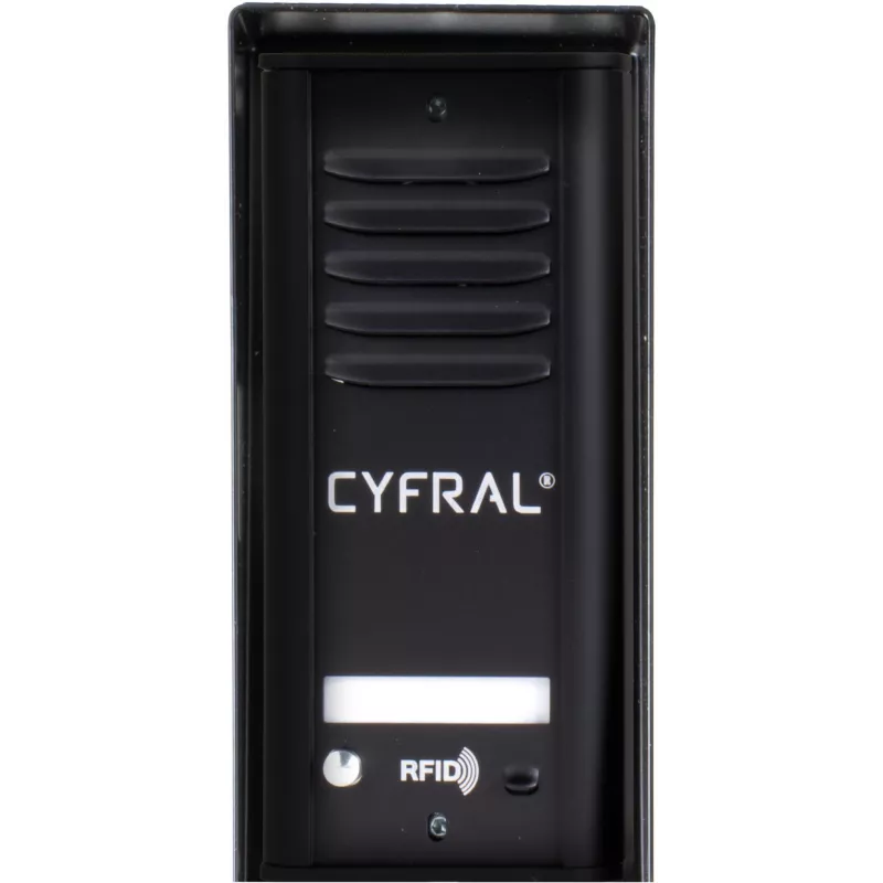 Kit de portero automático CYFRAL COSMO 1-Tenant negro