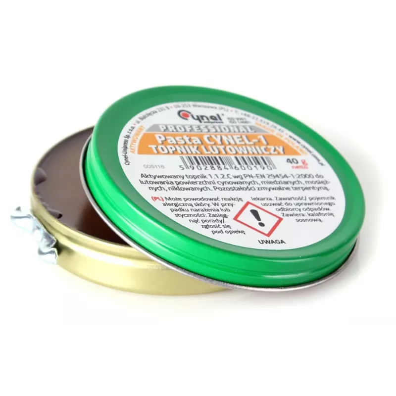 CYNEL UNIPRESS CYNEL-1 40g pasta flux para soldadura blanda