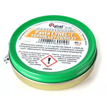 CYNEL UNIPRESS CYNEL-1 40g pasta flux para soldadura blanda