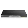 D-Link DGS-1250-28XMP switch Gigabit PoE+ Smart Managed L3 Lite de 28 puertos con 4 uplinks 10G SFP+, presupuesto PoE de 370W, montaje en rack