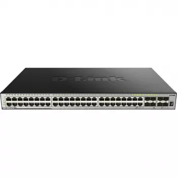 D-Link DGS-3630-52TC switch gestionado apilable L3 - 48x Gigabit + 4x 10G SFP+, montaje en rack
