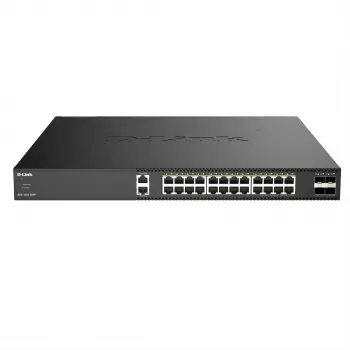 D-Link DXS-1250-28YP/E Switch Smart Managed Multi-Gigabit PoE++ con 4 uplinks 25G SFP28