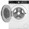 DAEWOO WD-FC85514W1A-DE Lavadora de carga frontal, 8 kg, 1400 rpm, blanco/negro