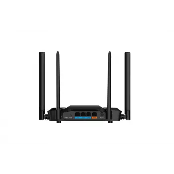 DAHUA AC12 Router Wi-Fi AC1200 de doble banda Gigabit, Wi-Fi 5, 4x LAN, negro