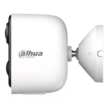 DAHUA BF5H Cámara de vigilancia inalámbrica tipo bala 5MP con batería, Wi-Fi, visión nocturna, IP65, audio bidireccional, detección PIR, foco y sirena integrados, ranura Micro-SD