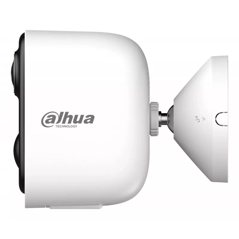 DAHUA BF5H cámara bullet Wi-Fi de 5 MP con batería y panel solar, Wi-Fi 6 doble banda, visión nocturna IR, IP66, detección PIR, audio bidireccional, disuasión con luz y sonido, microSD de hasta 512 GB