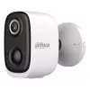 DAHUA BF5H cámara bullet Wi-Fi de 5 MP con batería y panel solar, Wi-Fi 6 doble banda, visión nocturna IR, IP66, detección PIR, audio bidireccional, disuasión con luz y sonido, microSD de hasta 512 GB