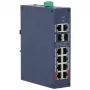 DAHUA CHS4212-8GT-110 Switch Industrial PoE gestionado, 8 puertos Gigabit + 2 SFP, 110W